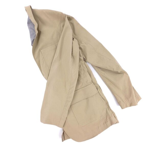 NEW Eddie Bauer Travex Travel Blazer Utility Jacket DWR Gorpcore Cargo Khaki 40 - Picture 7 of 12